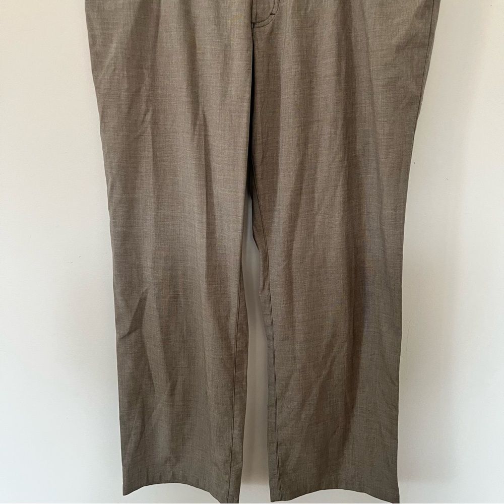 Alberto Ceramica Comfort Fit Dress Pants 38x31 Tan Stretch Travel Performance - Picture 9 of 10